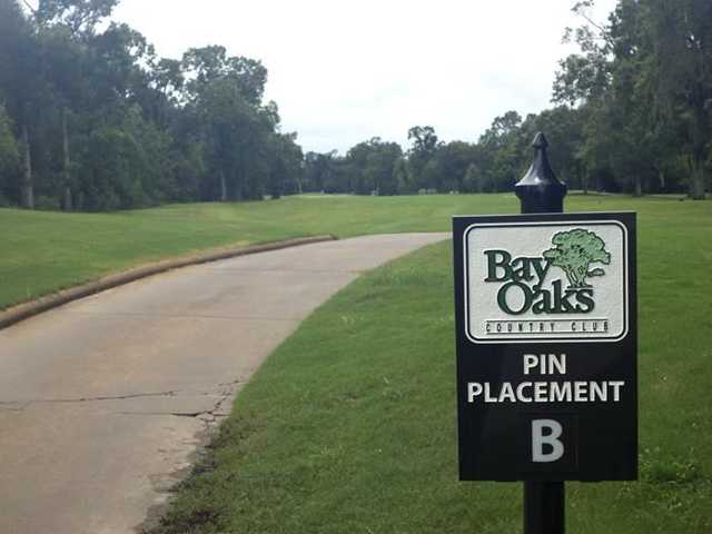 A view of fairway #15 at Bay Oaks Country Club