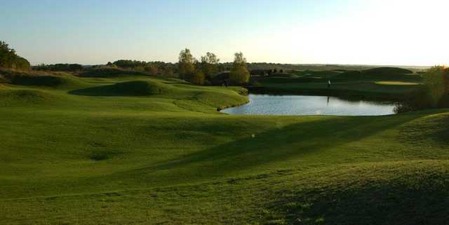 A view from Stade Francais Courson Golf Club.
