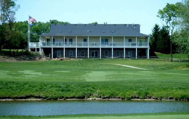 A view of the clubhouse at Buffer Park Golf Course