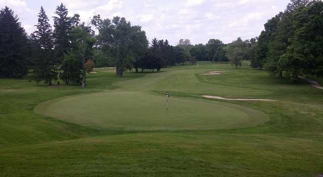 A view of the 2nd hole at Country Club of Indianapolis