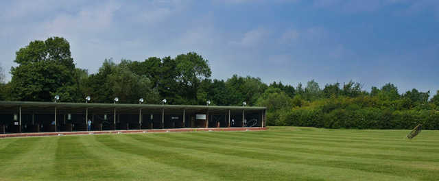 A view of the driving range at Lichfield Golf & Country Club.