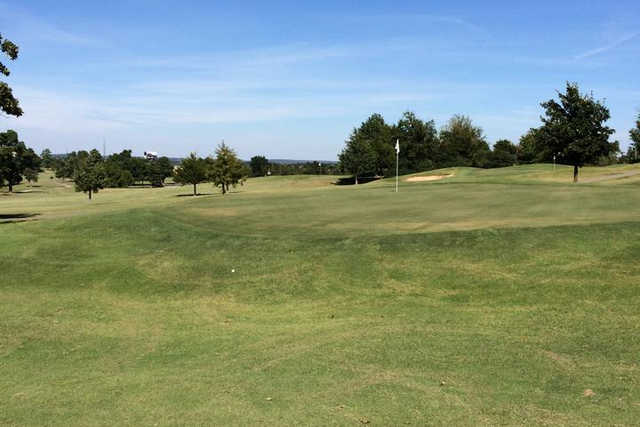 A view of a green at McAlester Country Club (Jordan Fox)