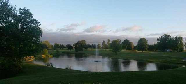 View of the lake at The Waldo Golf Course