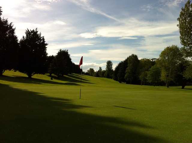 View from a green at The Hirsel Golf Club