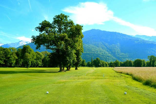 A view from the 6th tee at Luchon Golf Club.