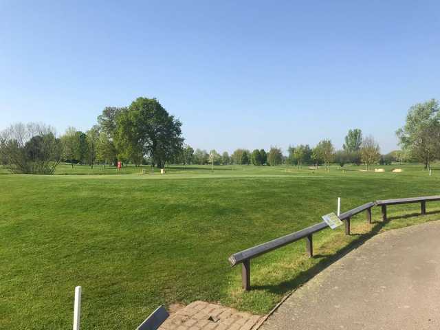 A view of a green at Belton Woods Golf Club.