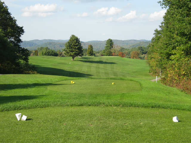 A view from a tee at Claremont Country Club