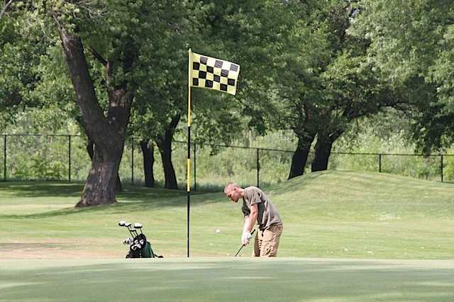 A view of a hole at McArthur Golf Course
