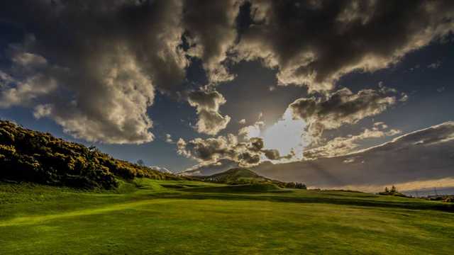 A view from Swanston Golf Club