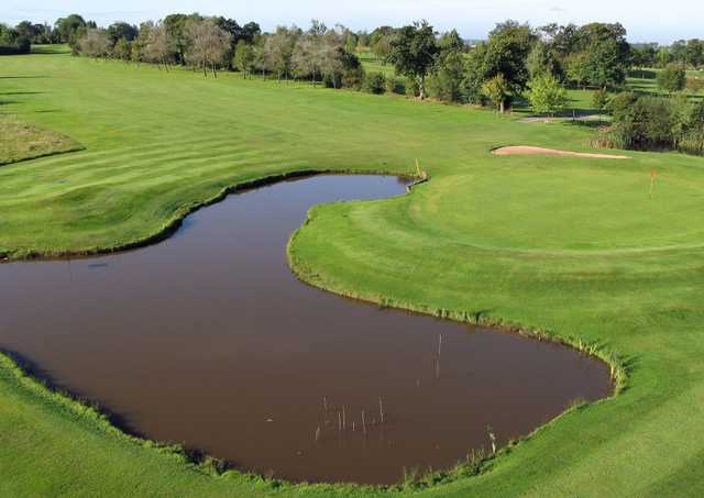 One of the many well guarded greens at Oakridge GC