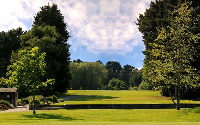 A view from the fairway of the 1st tee at Bognor Regis