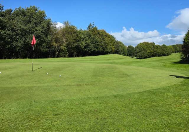 View of a green from Ashfield Golf Club.