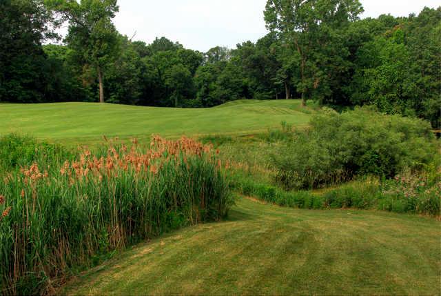 A view of hole #7 at Middle 9 from Hawk Hollow Championship Golf Course.