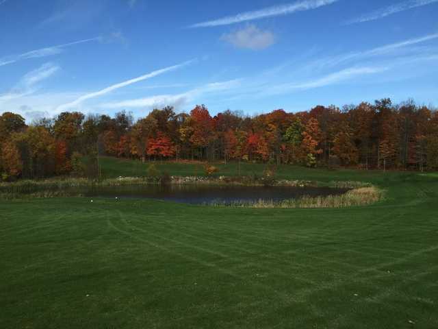 A view over the water from Hidden Valley Golf Club.
