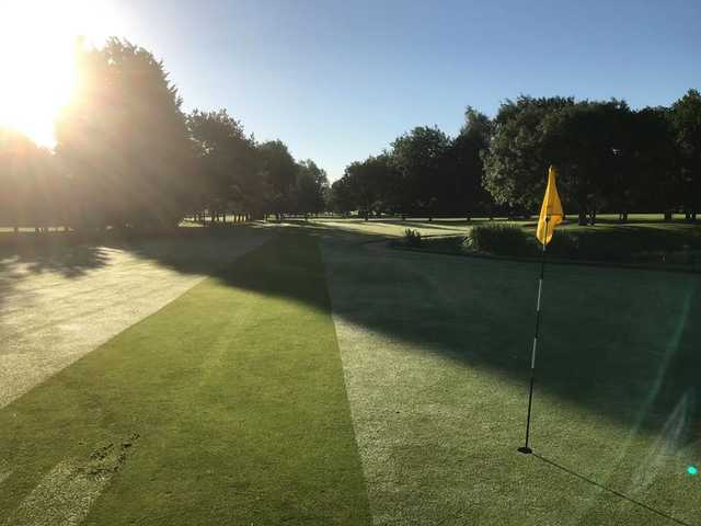 View from a green at Sudbrook Moor Golf Club.