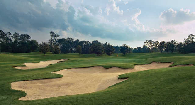 A view of green #7 at Loblolly from Cambrian Ridge.