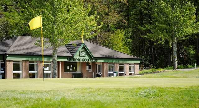 A view of the clubhouse at Melrose Golf Club