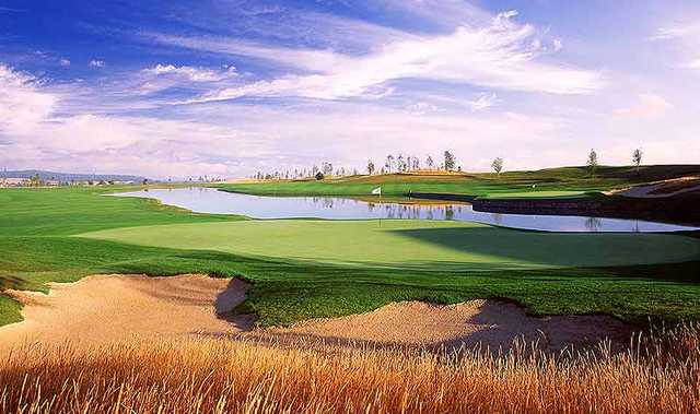A view from hole #18 at Ballesteros Course from The Heritage Golf & Spa Resort