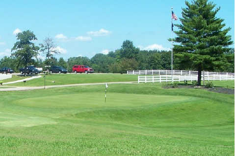A view of a hole at Boonville Country Club