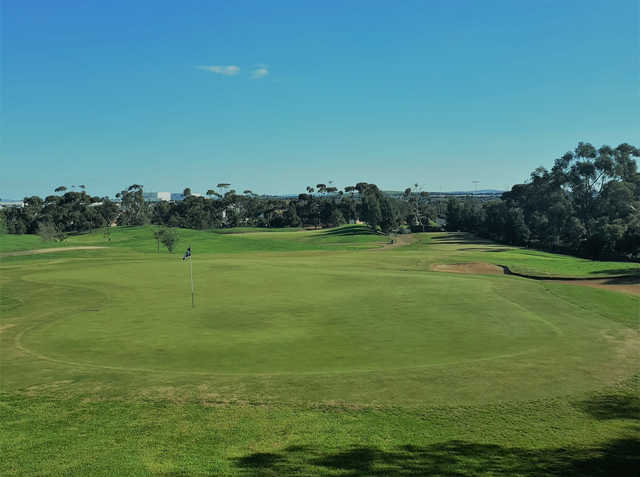A view of hole #6 at Mt Derrimut Golf & Community Club.