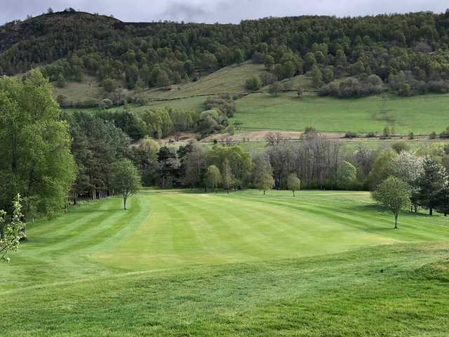 A view of a fairway at Blair Atholl Golf Club.
