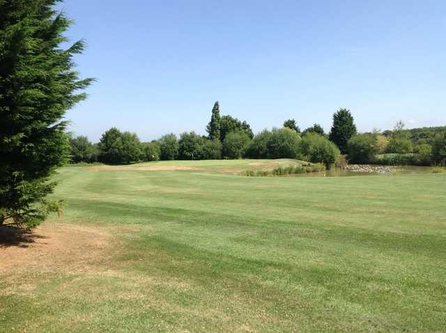 The approach to the 18th green at Foxbridge Golf Club
