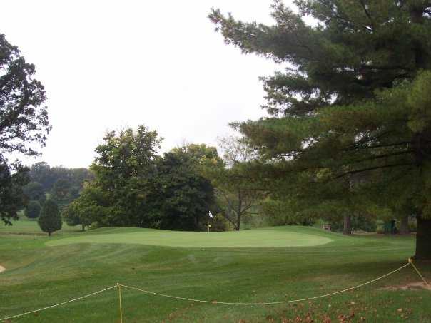 A view of the 13th hole at Willowbrook Country Club