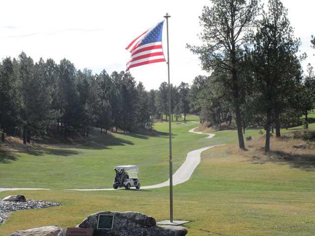View of the 1st fairway and green at Rocky Knolls Golf Course