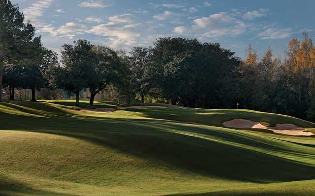 A view of the 7th hole at Marshwood from Highland Oaks Golf Course.