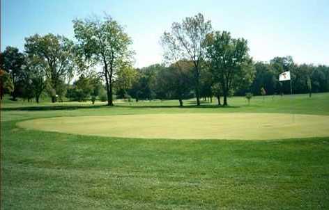A view of hole #7 at Clear Creek Golf Course