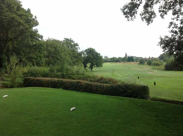 View from the first tee at Rusper Golf Club