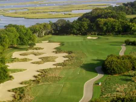 A view of hole #2 at Bayville Golf Club