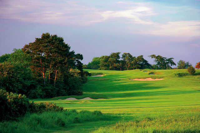A look down the 7th hole at Luffenham Heath