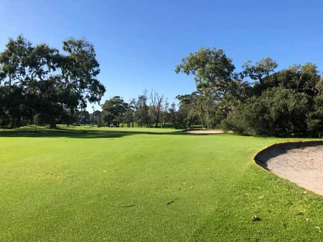 A sunny day view from a Rossdale Golf Club.