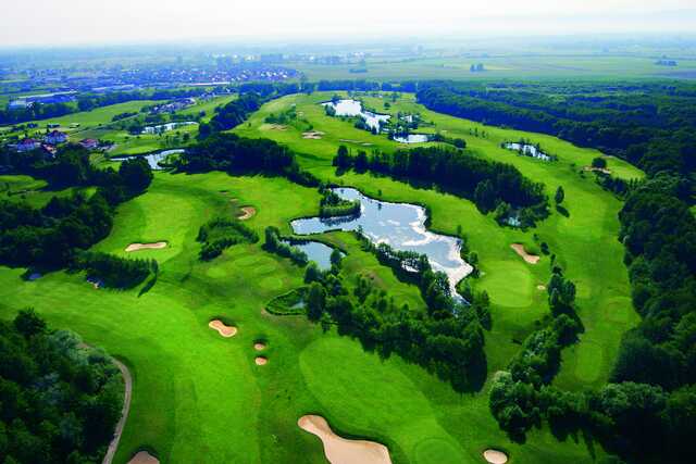Aerial view from Soufflenheim Baden-Baden Golf Club.
