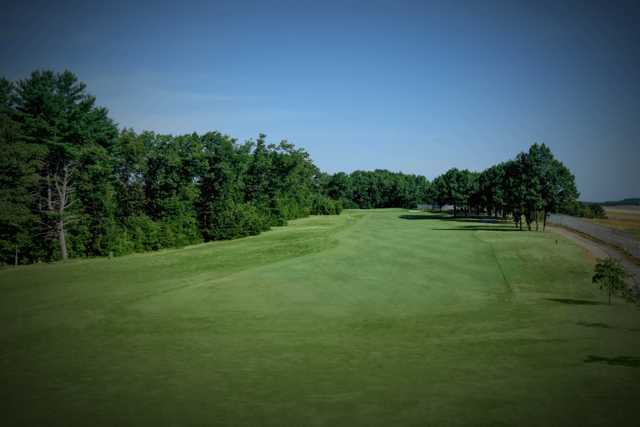 A view of the 2nd fairway at Pease Blue Golf Course