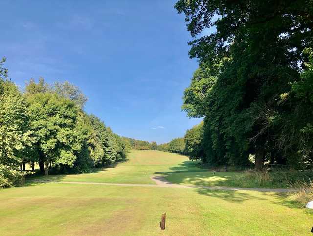 View of a green at Tulliallan Golf Club.