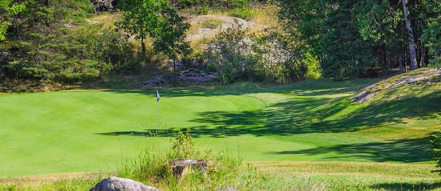 A view of a green at Pinawa Golf Club