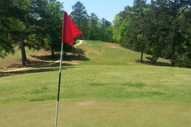 A view from a green at Hatchett Creek Golf Club (Buddy Williams)
