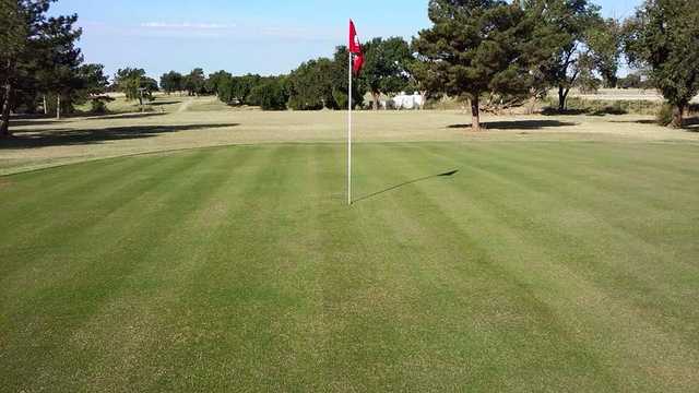 A view of hole #2 at The Greens Burns Flat Golf Course