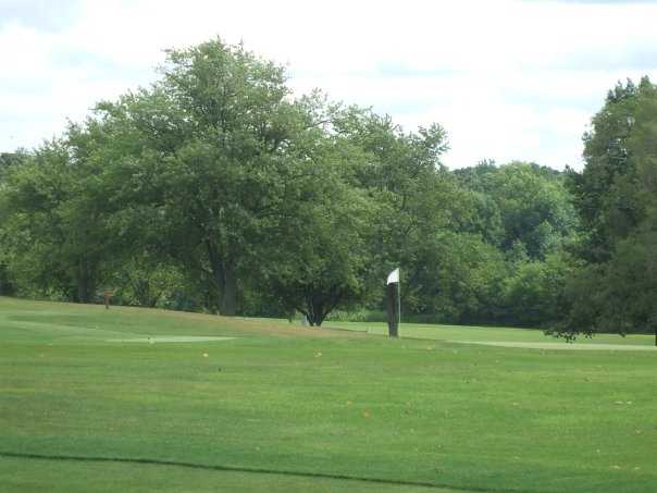 A view of the green at Cardinal Hills Golf Course