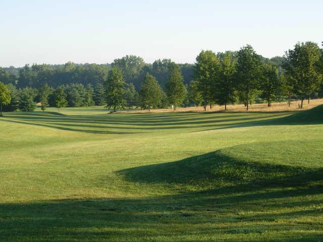 A view of a fairway at Club Run from Walnut Creek Golf Course