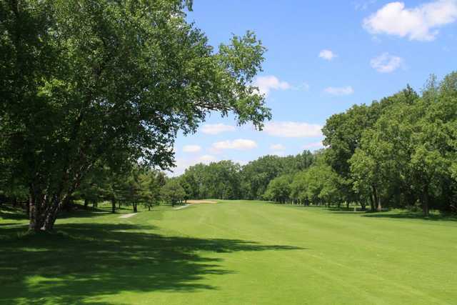 A view of a fairway at Briar Ridge Country Club