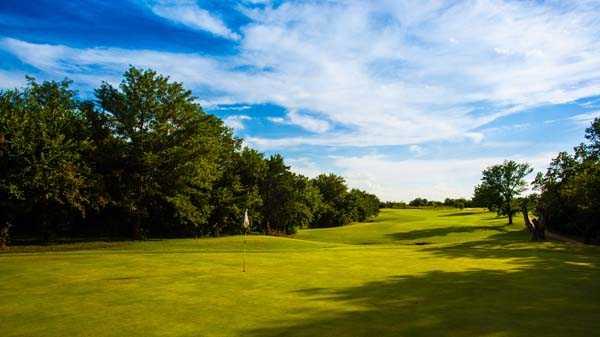 A view of a green at Earlywine Golf Course
