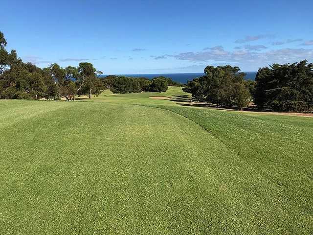 View from Seacliff Golf Club.