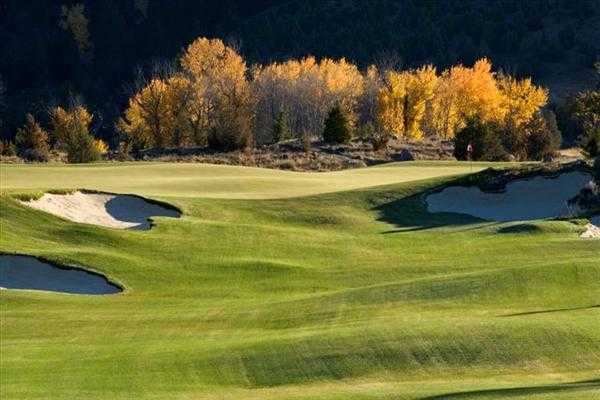 A view of the 15h hole at Rock Creek Cattle Company