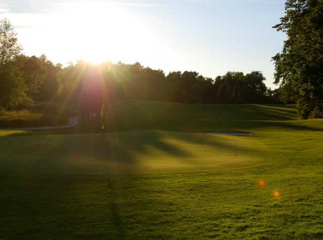 A view of a green at Cedar Knoll Country Club