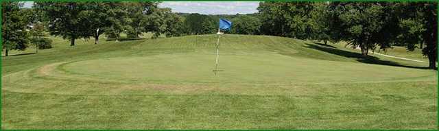 View of a green at Fords Crossing Golf Course