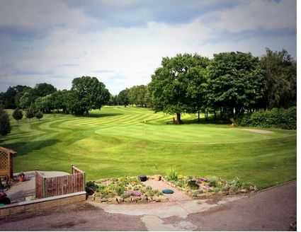 View from the clubhouse at Astbury Golf Club