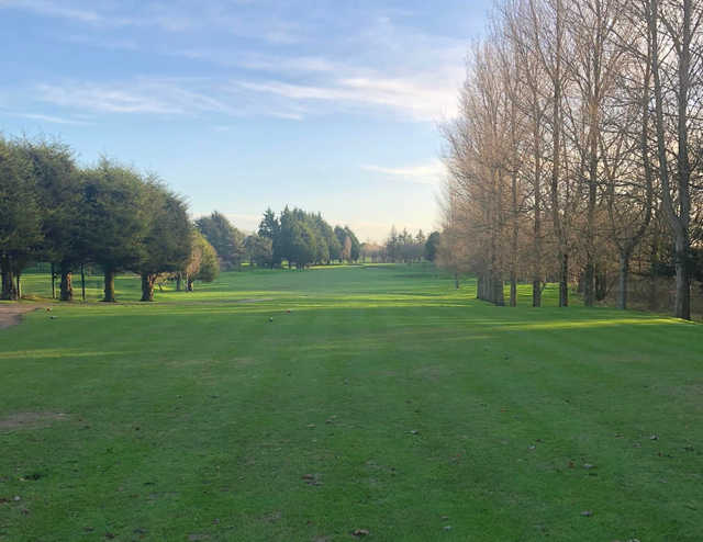 A view of a fairway at Bangor Golf Club.